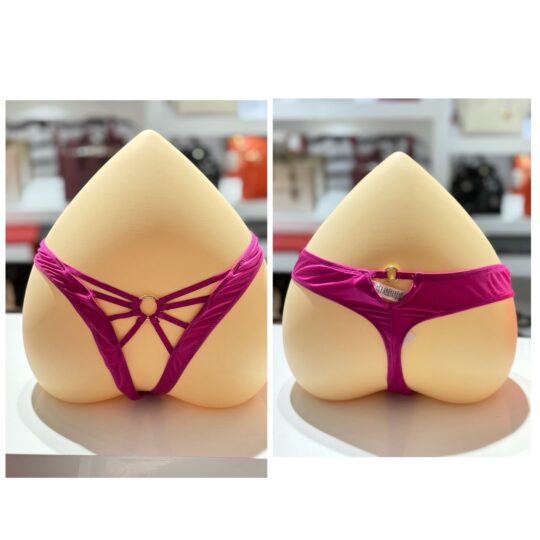 String marron phasé sur les bords