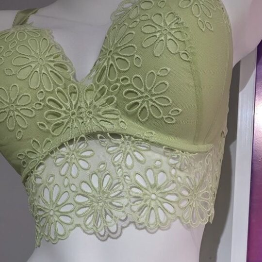 Soutien dentelle perforée