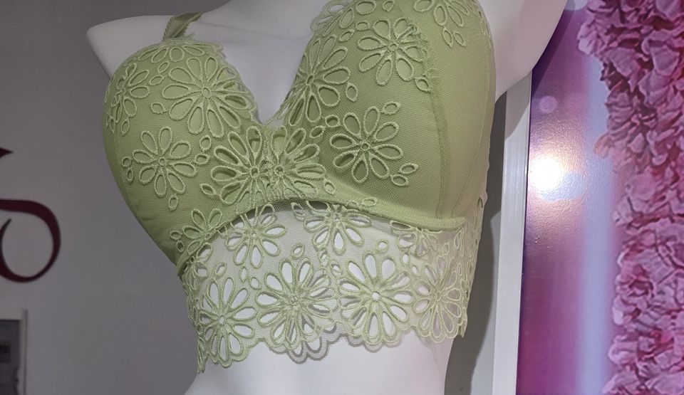 Soutien dentelle perforée