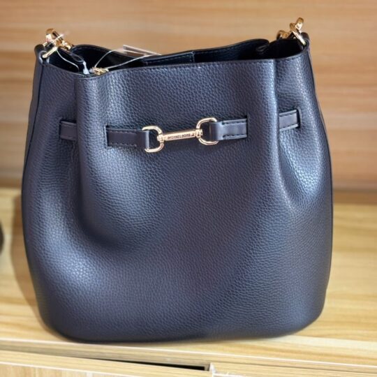 Carson black leather
